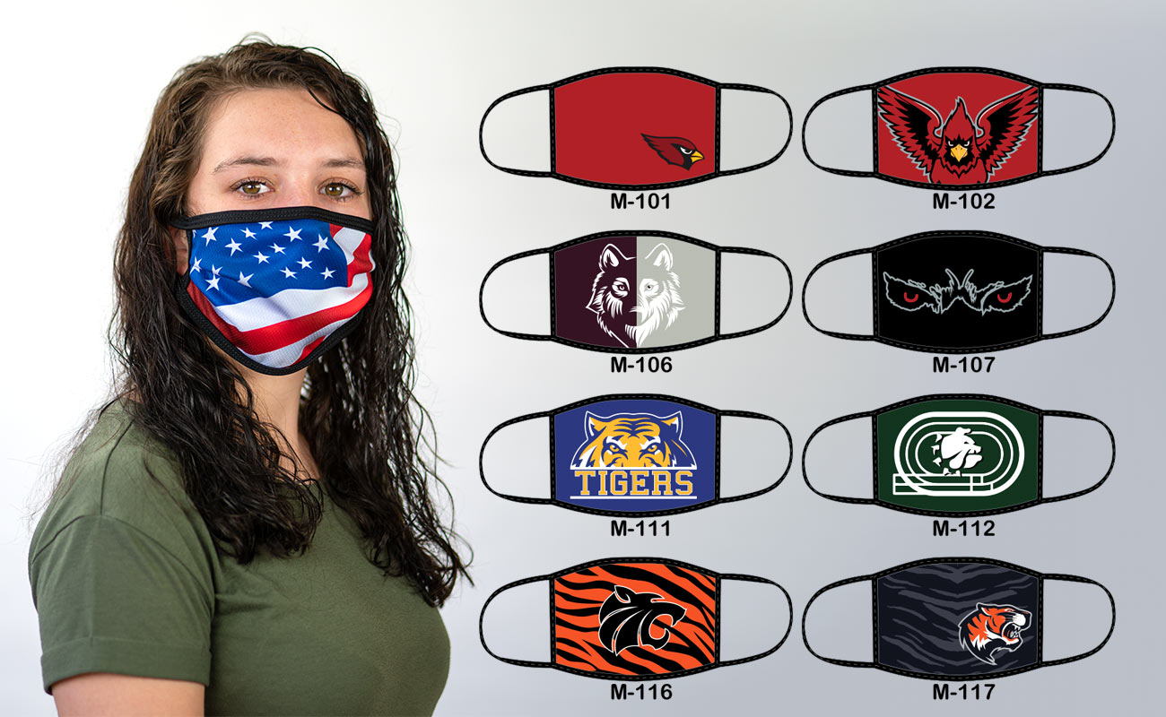 Custom Sublimated Face Masks Pacific Coast Sportswear