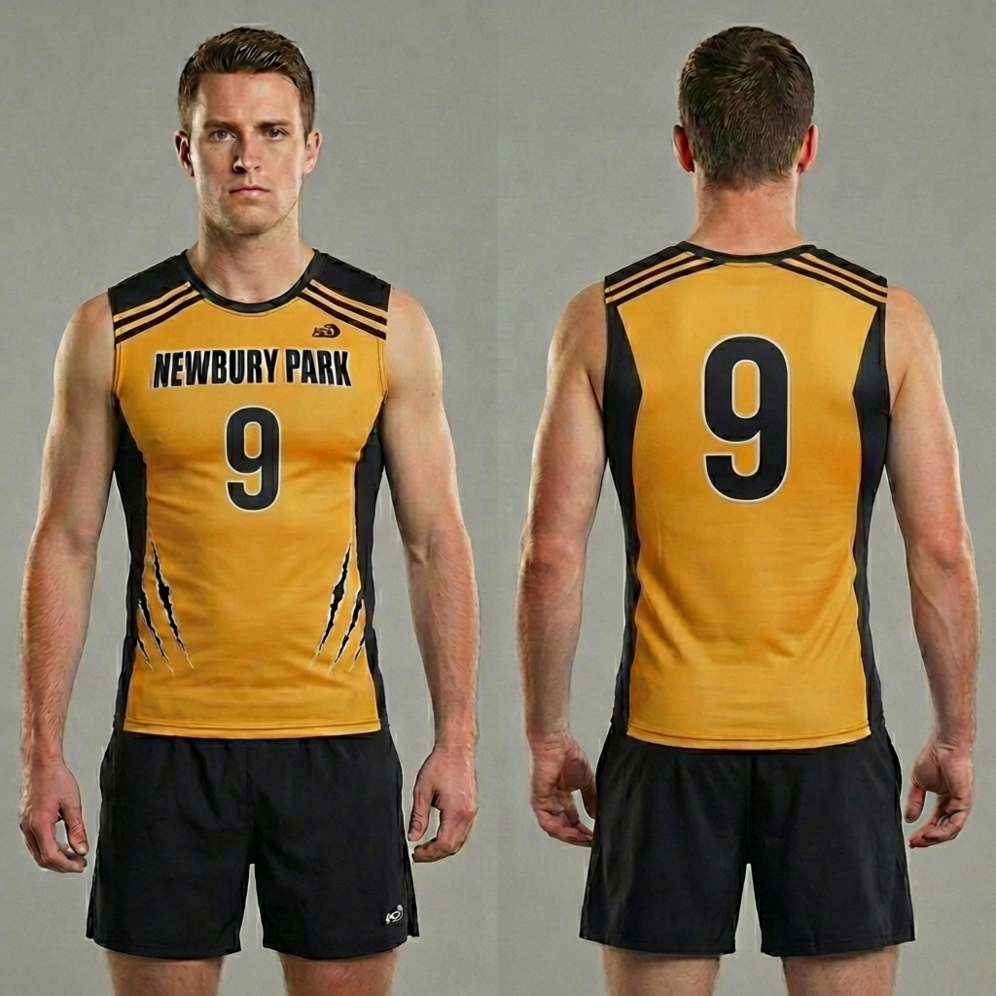 Sublimated Multi-Sport Compression Muscle Top